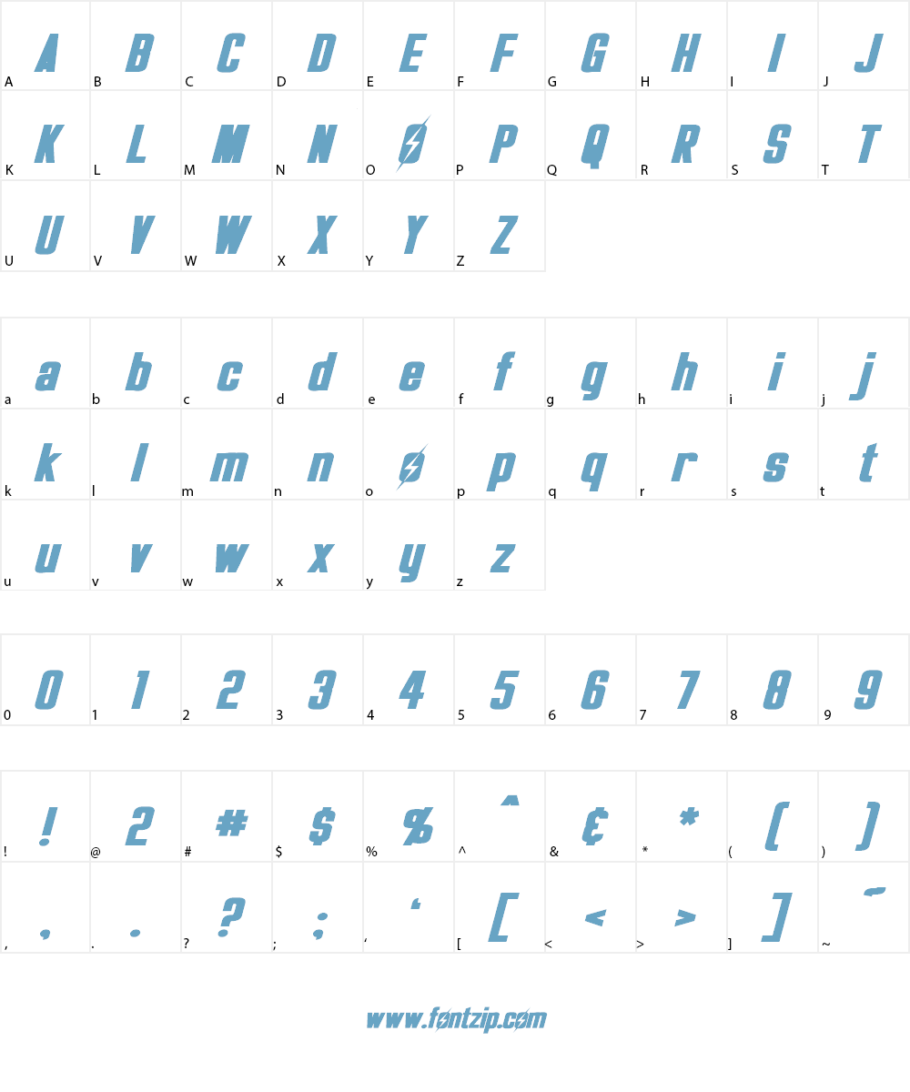 Overseer Font Character